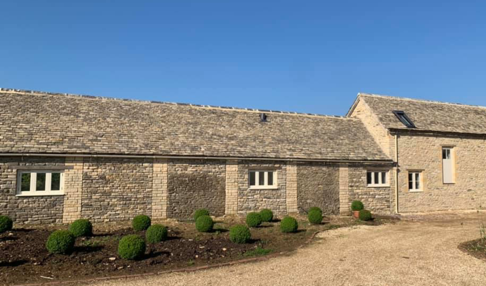 New tiled roof installation